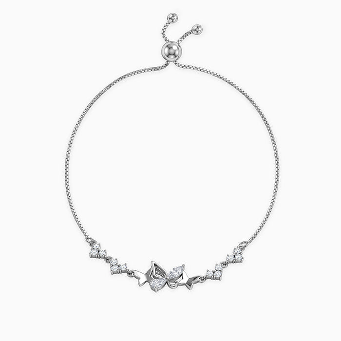 Silver Flutter Pulse Bracelet