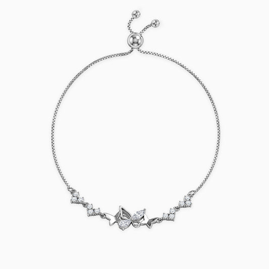 Silver Flutter Pulse Bracelet