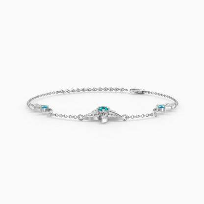 Silver Nephele Bracelet