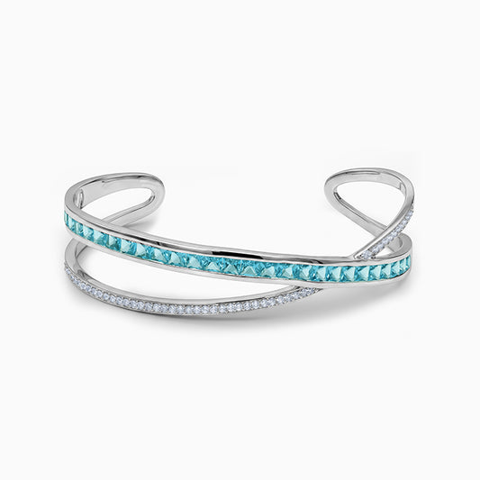 Silver Aetheria Cuff Bracelet