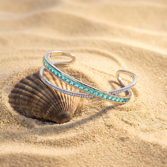 Silver Aetheria Cuff Bracelet