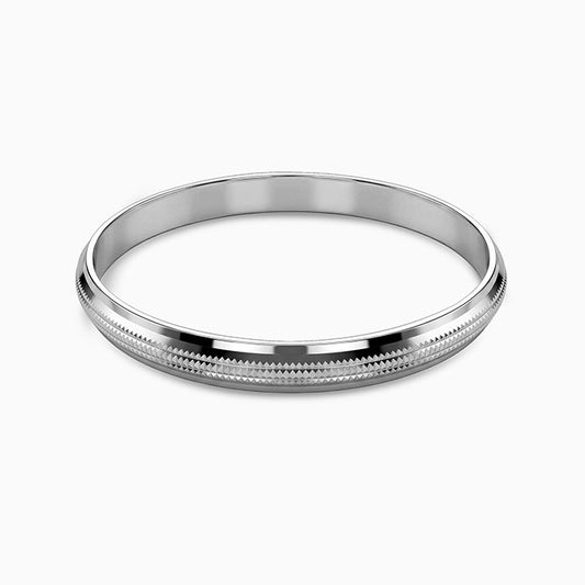 Silver Manmeet Kada For Him (Size 6.9)