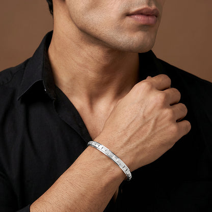 Silver Kavan Kada For Him (Size 6.71)
