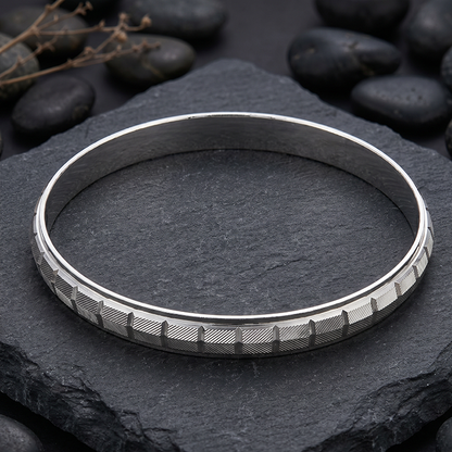 Silver Kavan Kada For Him (Size 6.71)