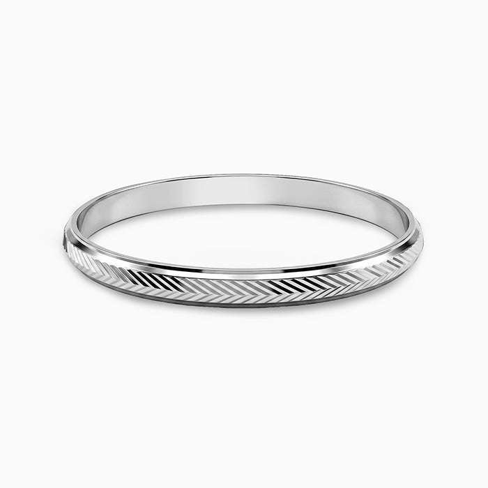 Silver Gundeep Kada For Him (Size 6.7)