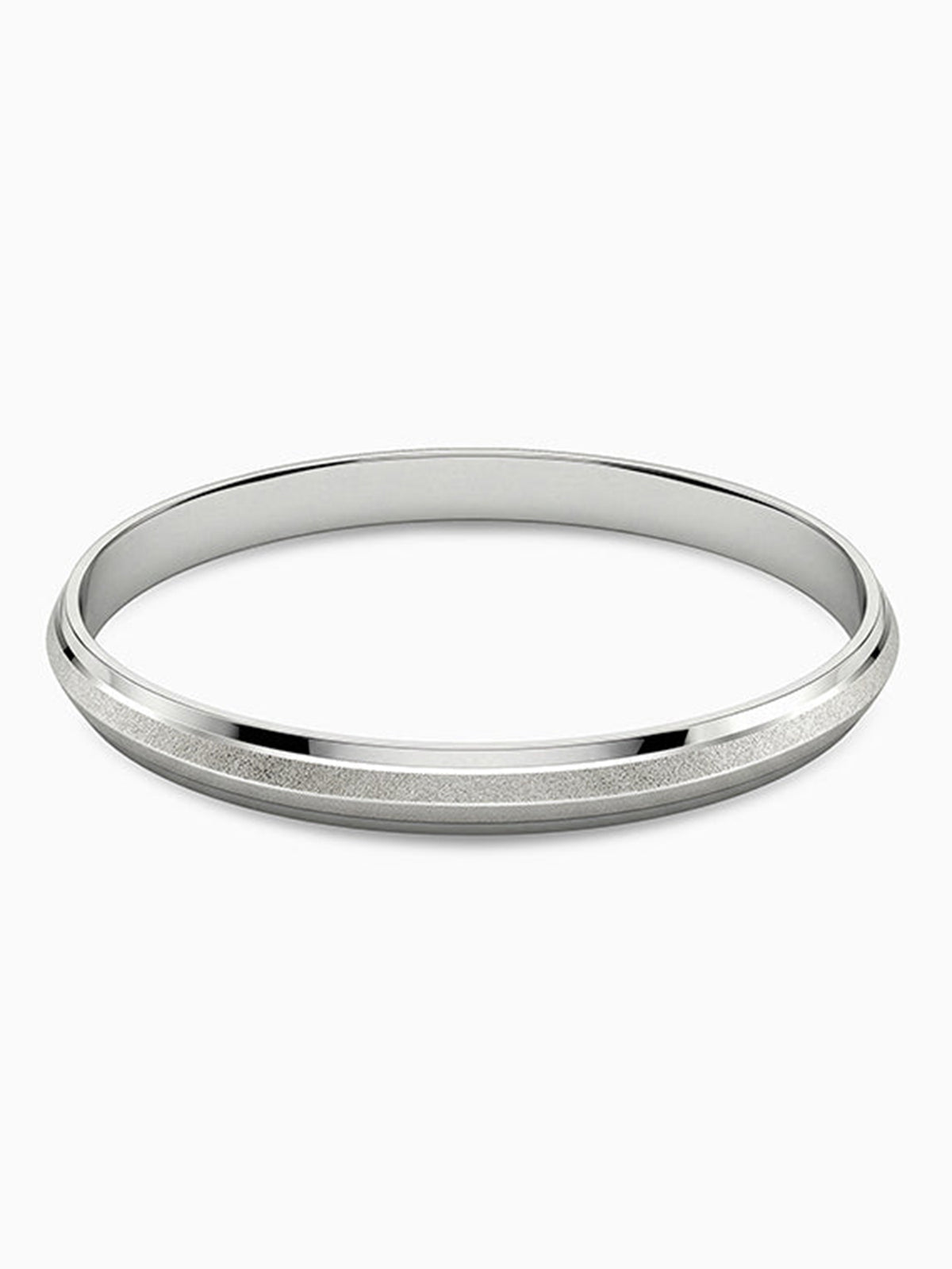 Silver Karanveer Bangle For Him