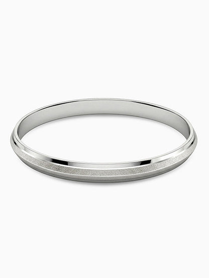 Silver Karanveer Bangle For Him
