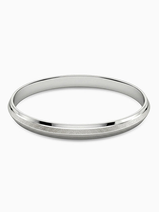 Silver Karanveer Bangle For Him