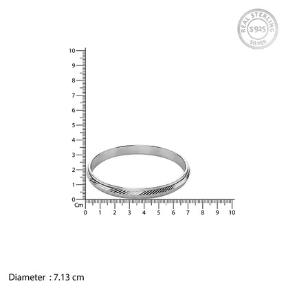 Silver Yash Kada For Him (Size 7.13)