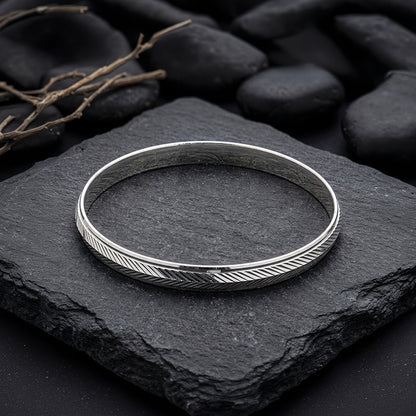 Silver Yash Kada For Him (Size 7.13)