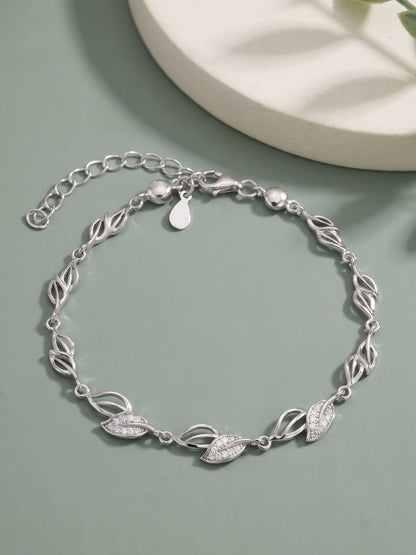 Silver Winter Vine Bracelet