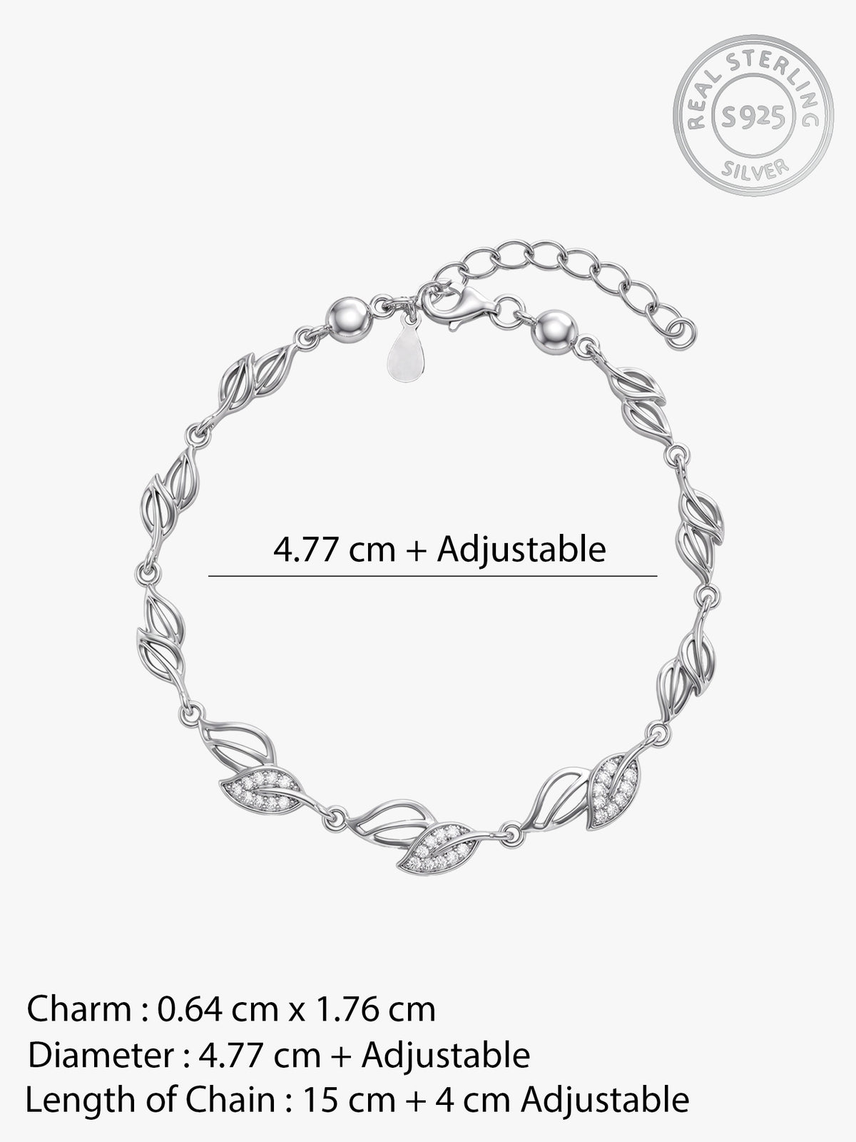 Silver Winter Vine Bracelet
