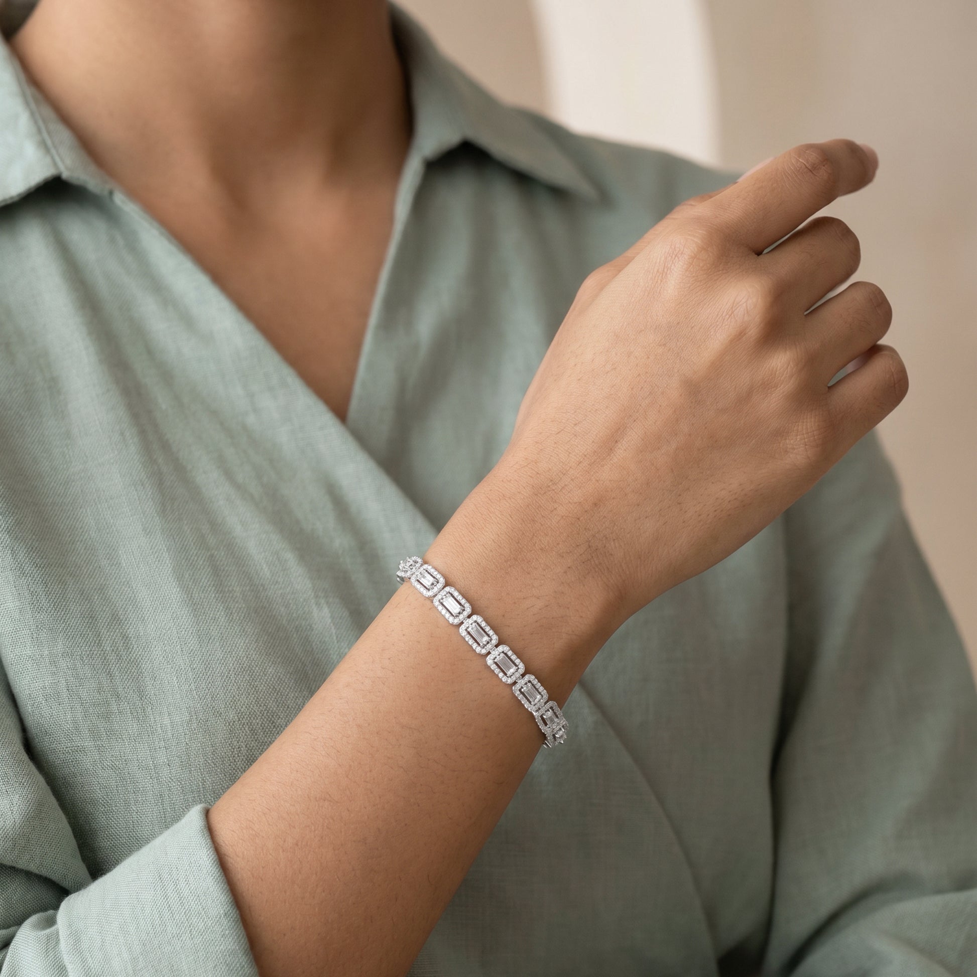 Silver Elysian Bracelet