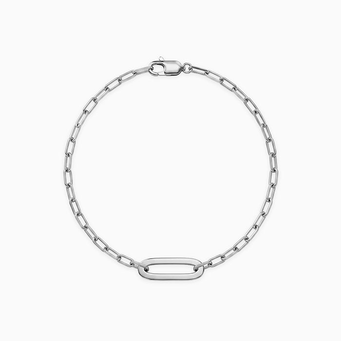 Silver Torus Bracelet For Him