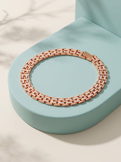 Rose Gold Estela Bracelet For Him