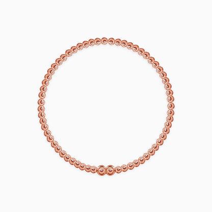 Rose Gold Madonna Bracelet