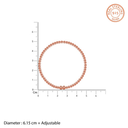 Rose Gold Madonna Bracelet
