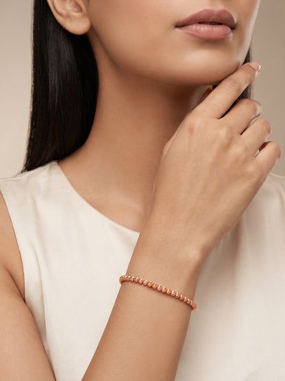Rose Gold Madonna Bracelet