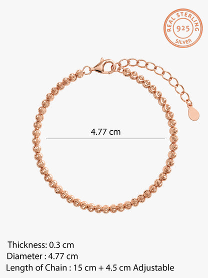 Rose Gold Madonna Bracelet