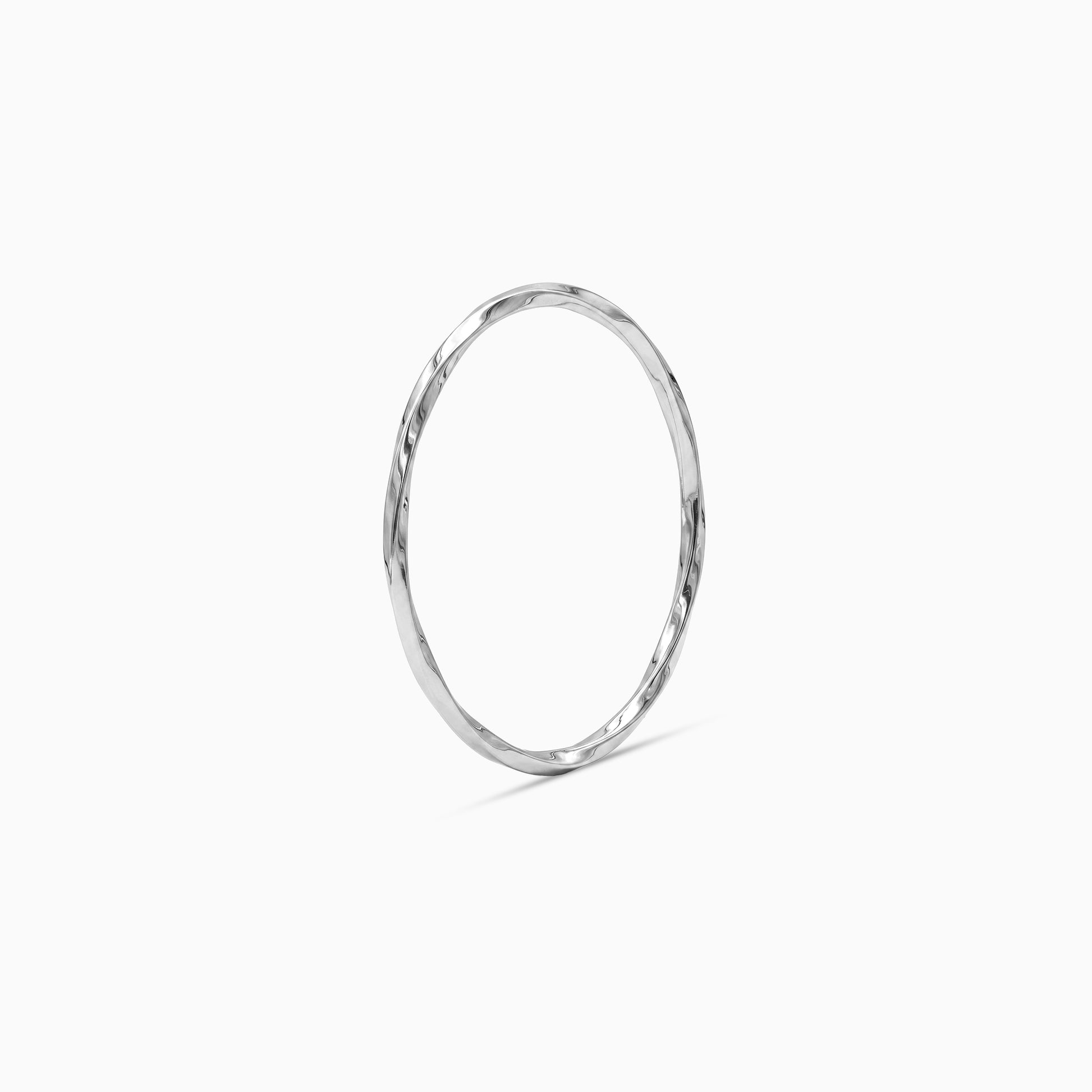 Silver Liliana Twisted Bangle Bracelet