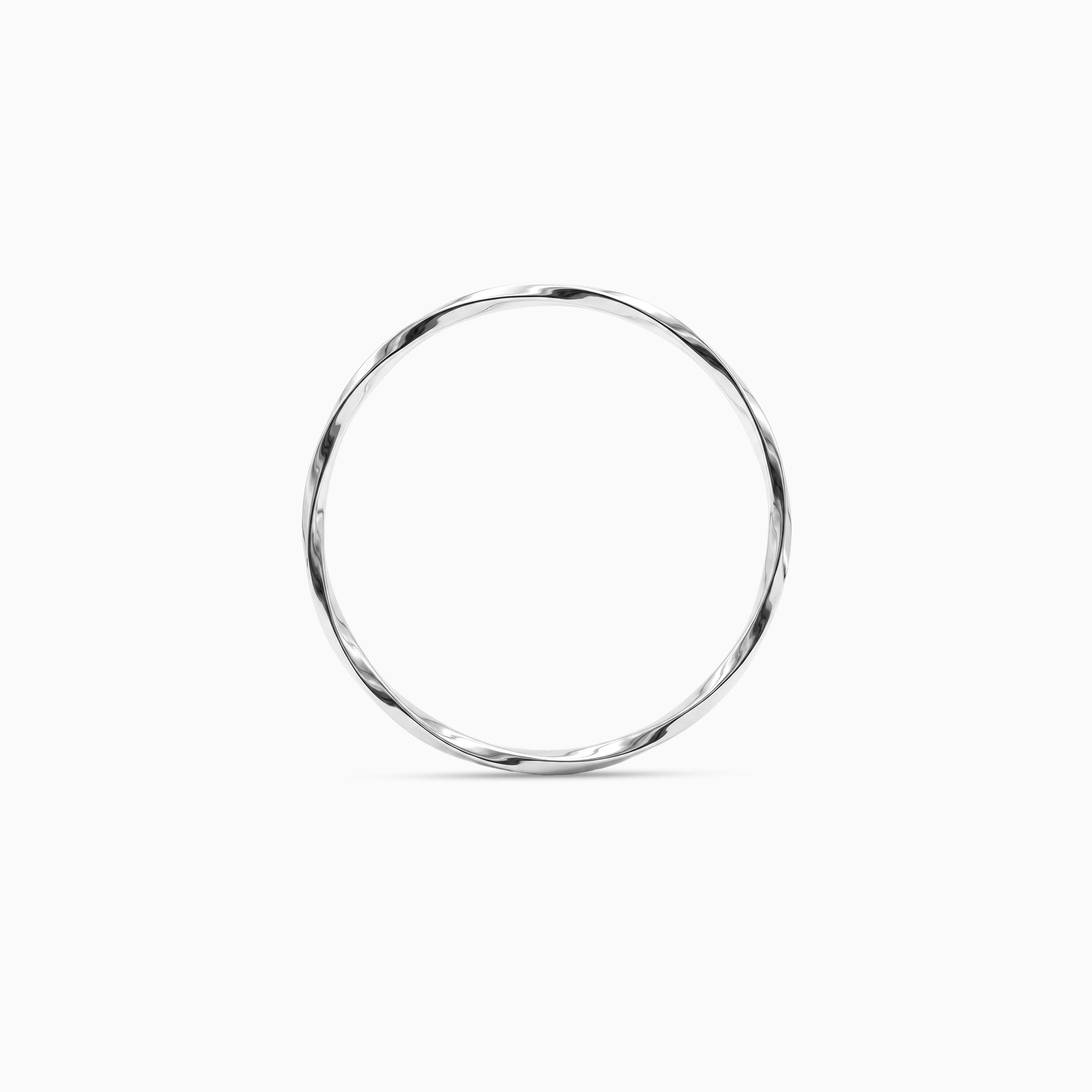 Silver Liliana Twisted Bangle Bracelet