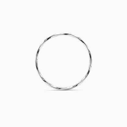 Silver Liliana Twisted Bangle Bracelet