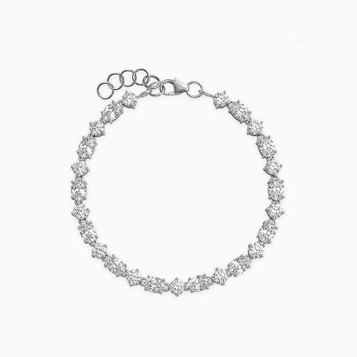 Silver Svetozara Tennis Bracelet