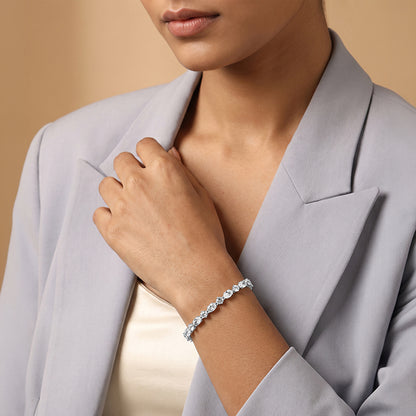 Silver Svetozara Tennis Bracelet