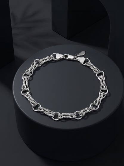 Silver Cato Bracelet For Him