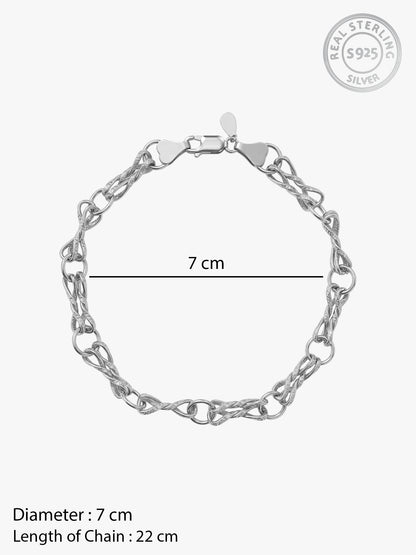 Silver Cato Bracelet For Him