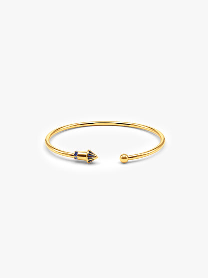 Golden Rocket Cuff Bracelet (Size 2.6)