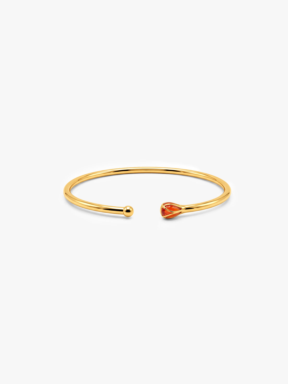 Golden Matchstick Cuff Bracelet (Size 2.6)