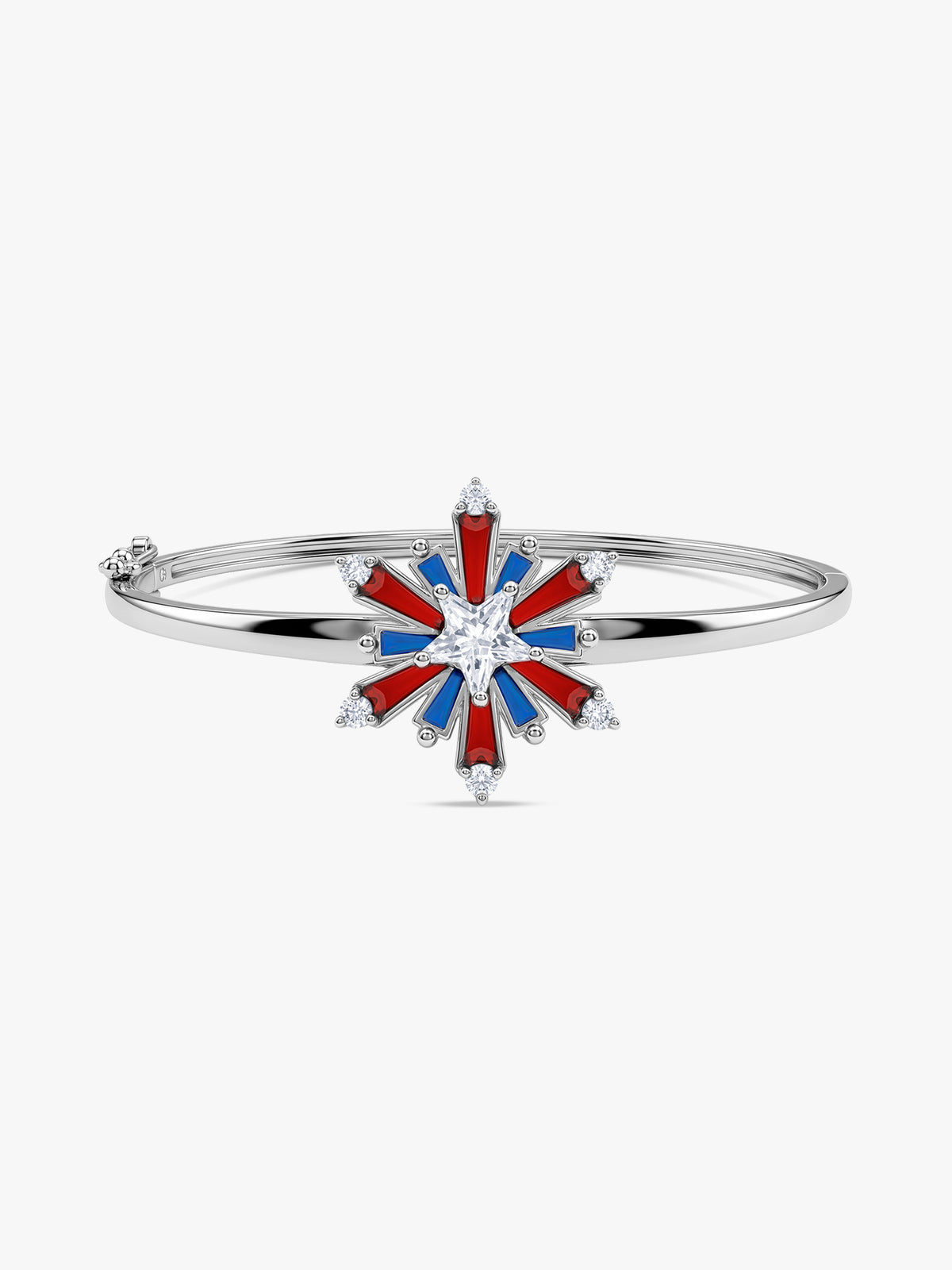 Silver Atishbazi Bangle Bracelet (Size 2.6)
