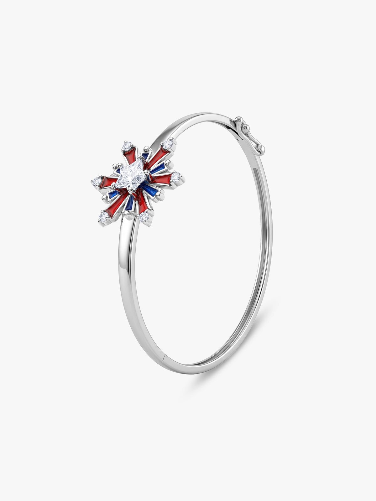 Silver Atishbazi Bangle Bracelet (Size 2.6)