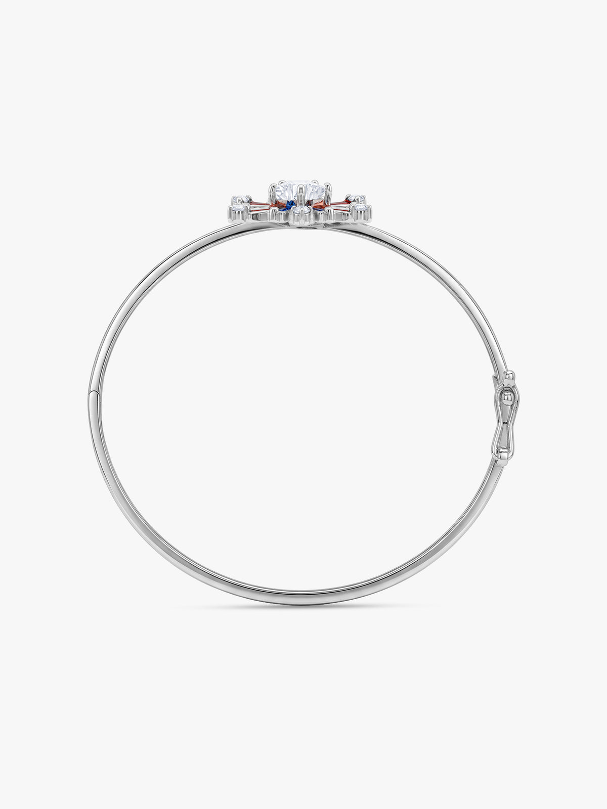 Silver Atishbazi Bangle Bracelet (Size 2.6)