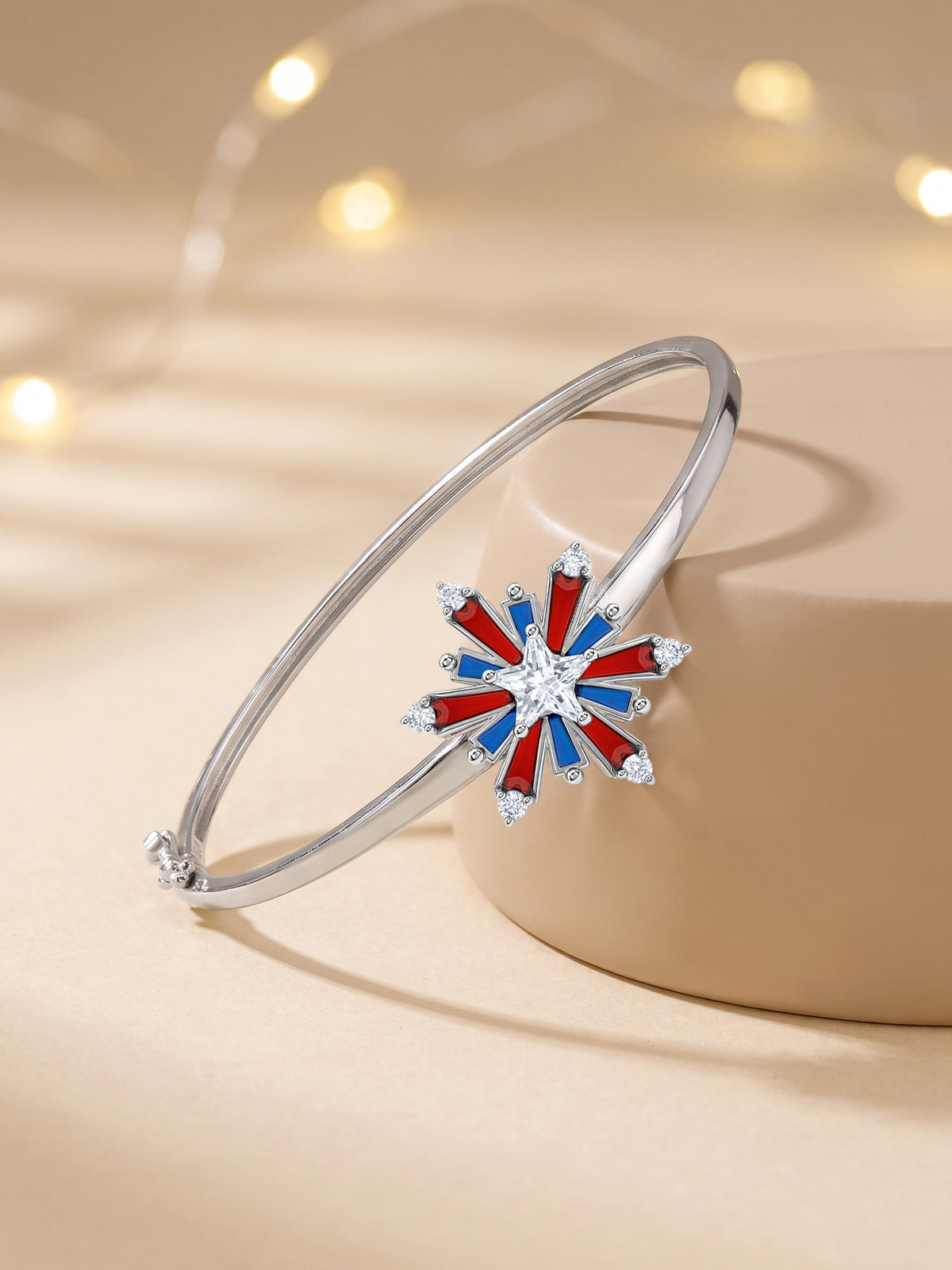 Silver Atishbazi Bangle Bracelet (Size 2.6)
