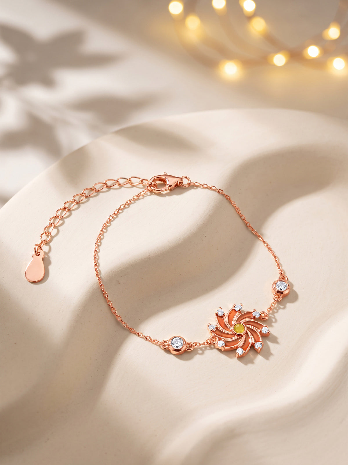 Rose Gold Chakri Tamasha Bracelet