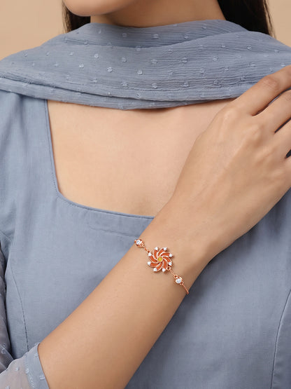 Rose Gold Chakri Tamasha Bracelet
