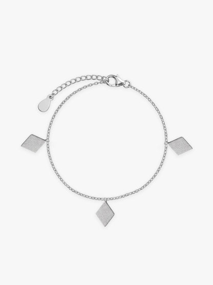 Silver Kaju Katli Bracelet