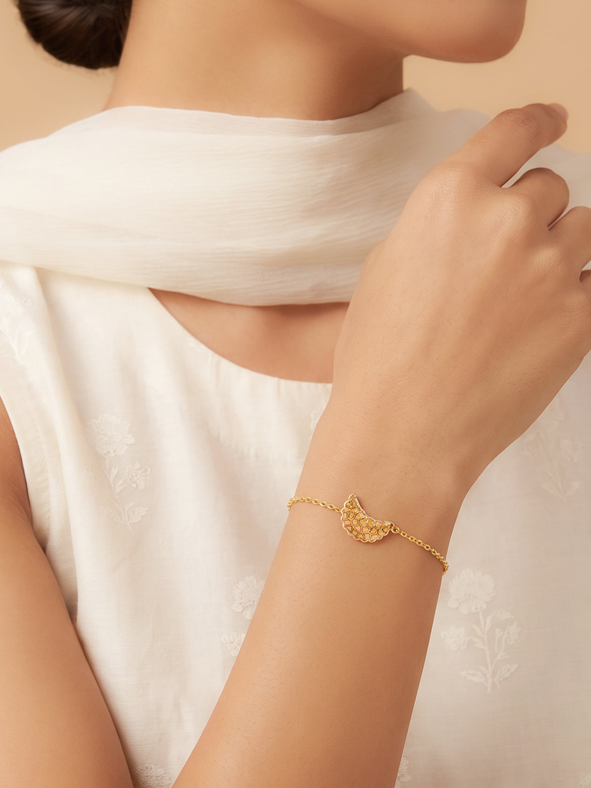 Golden Gujiya Bracelet