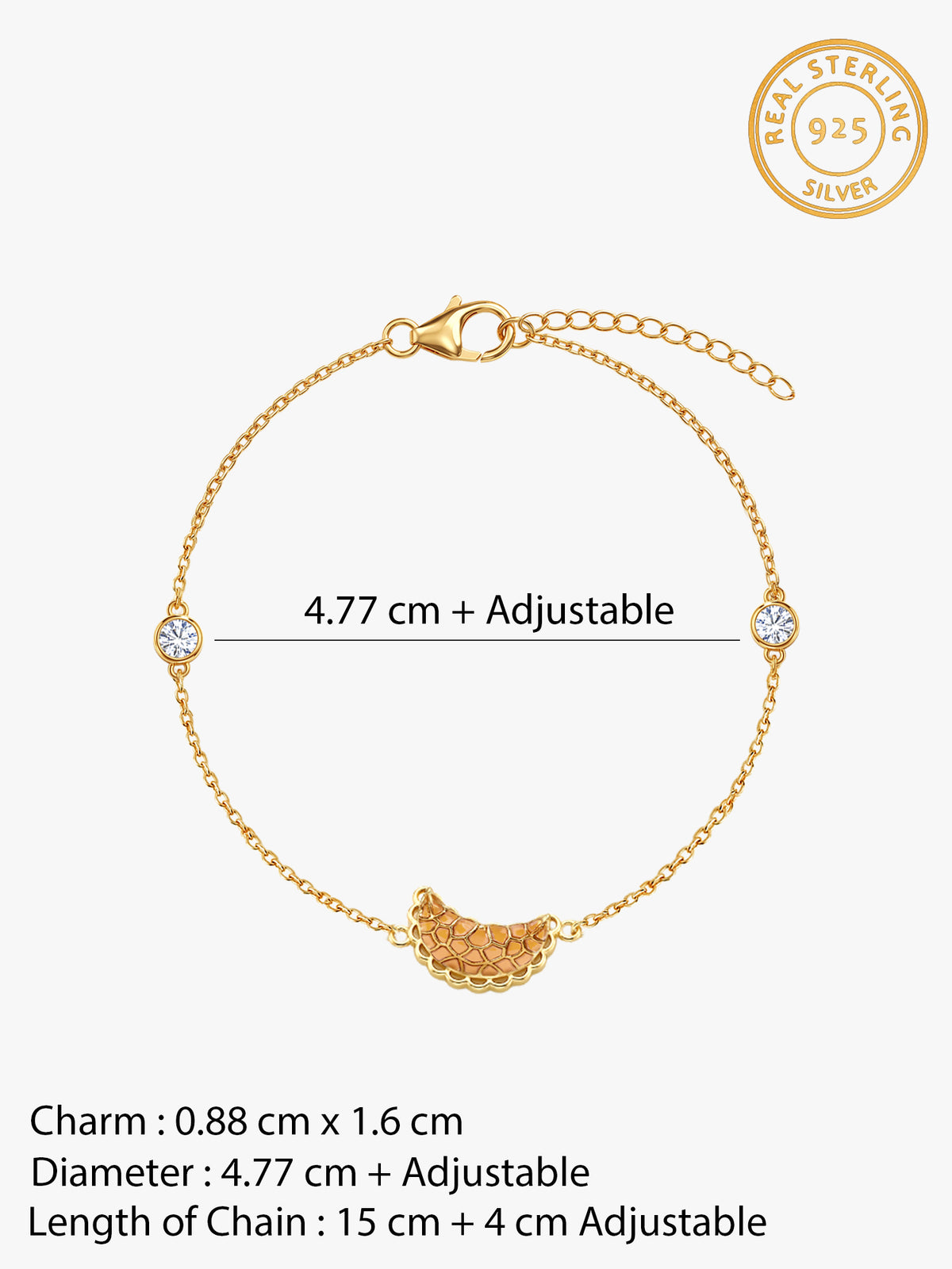 Golden Gujiya Bracelet