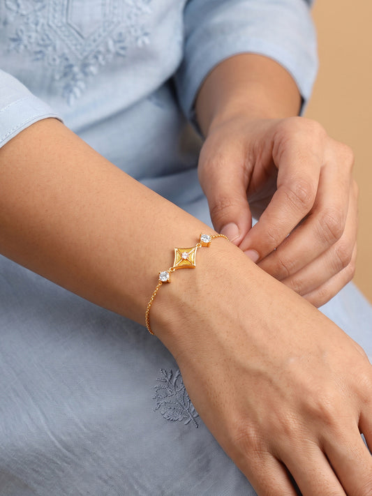 Golden Sunehri Shaam Bracelet