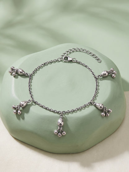 Oxidised Banjara Soul Silver Bracelet