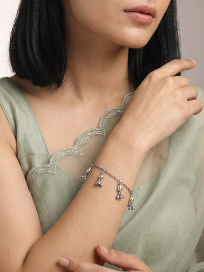Oxidised Banjara Soul Silver Bracelet