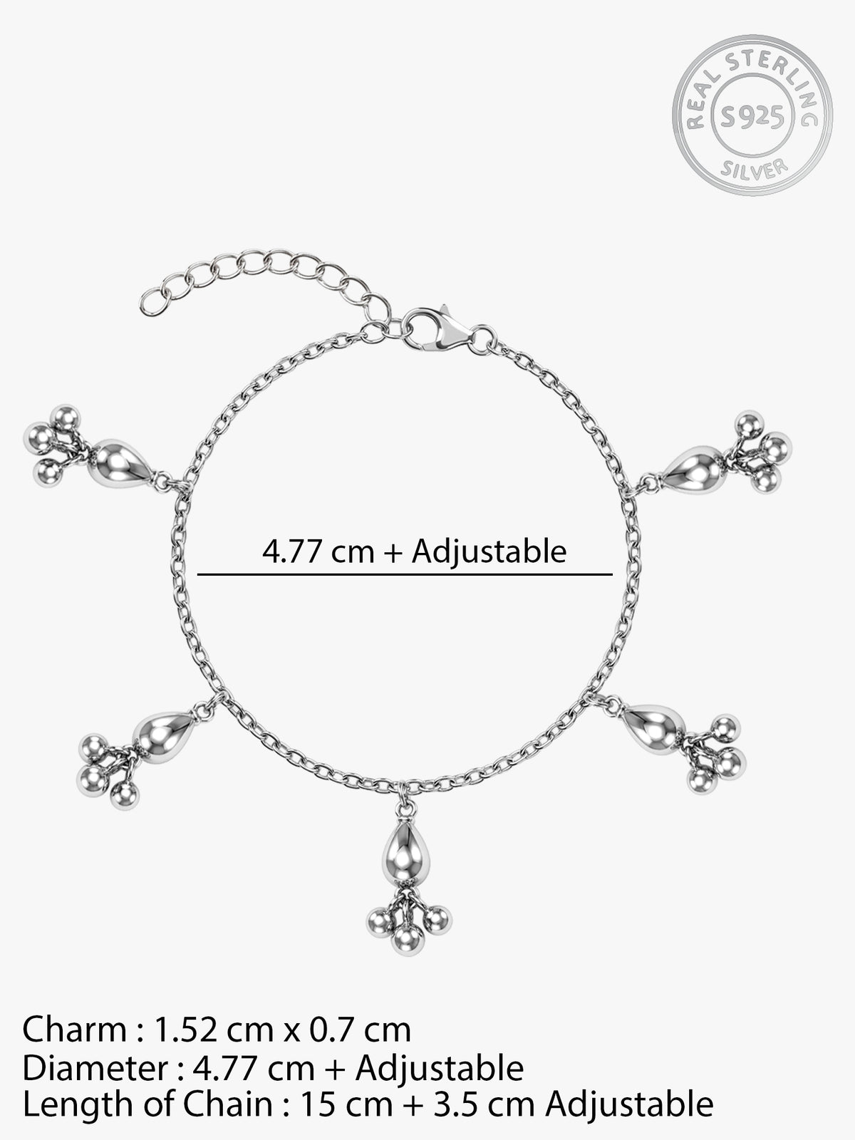 Oxidised Banjara Soul Silver Bracelet