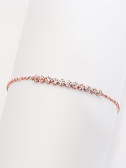 Rose Gold Shimmer Beads Bracelet