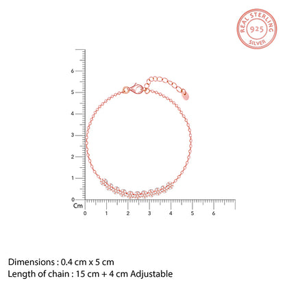 Rose Gold Shimmer Beads Bracelet