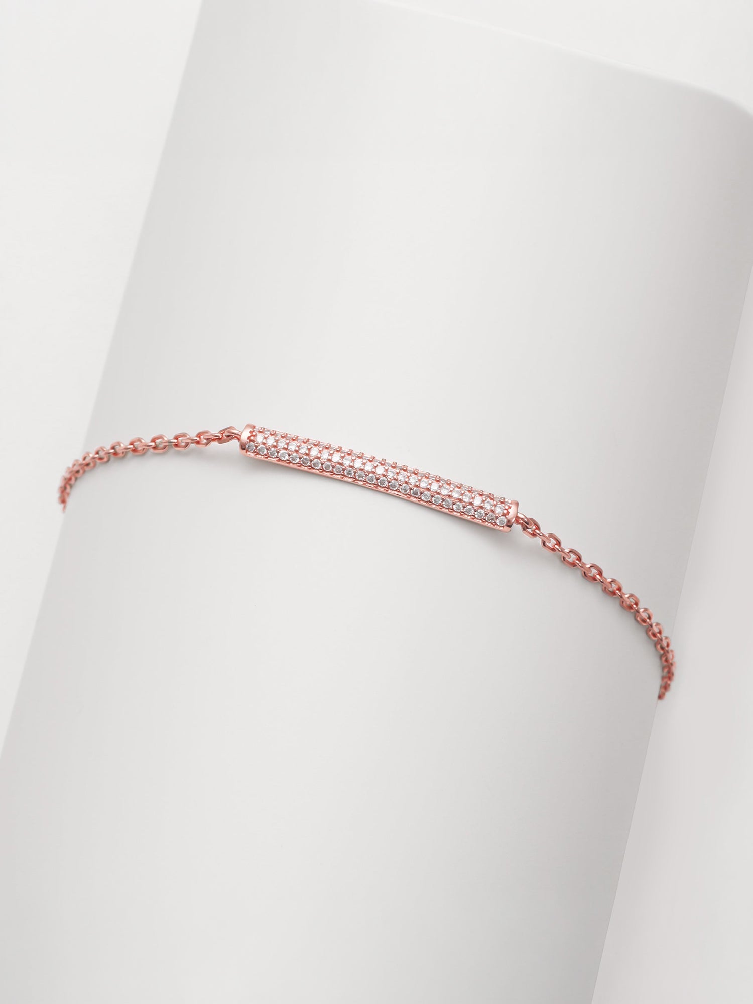 Rose Gold Minimal Grace Bracelet