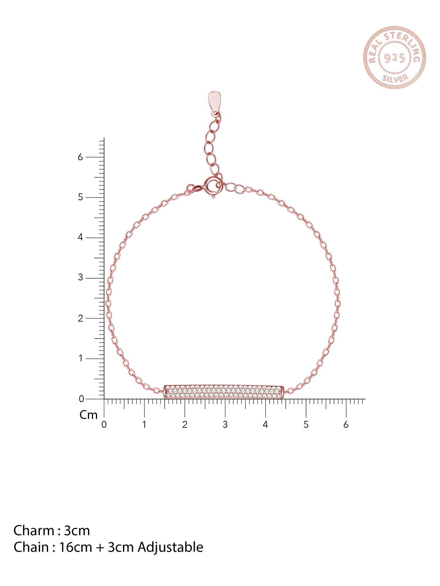 Rose Gold Minimal Grace Bracelet