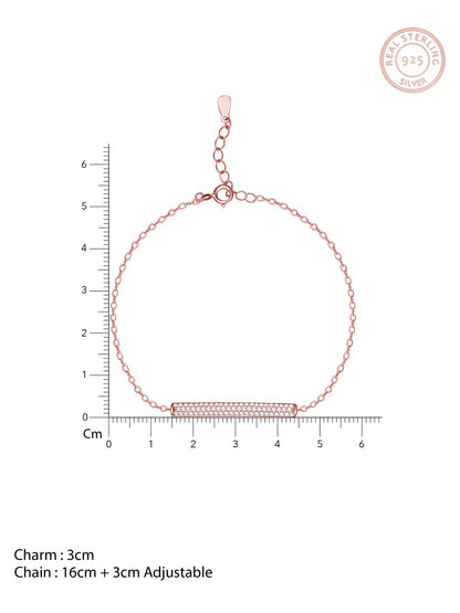 Rose Gold Minimal Grace Bracelet